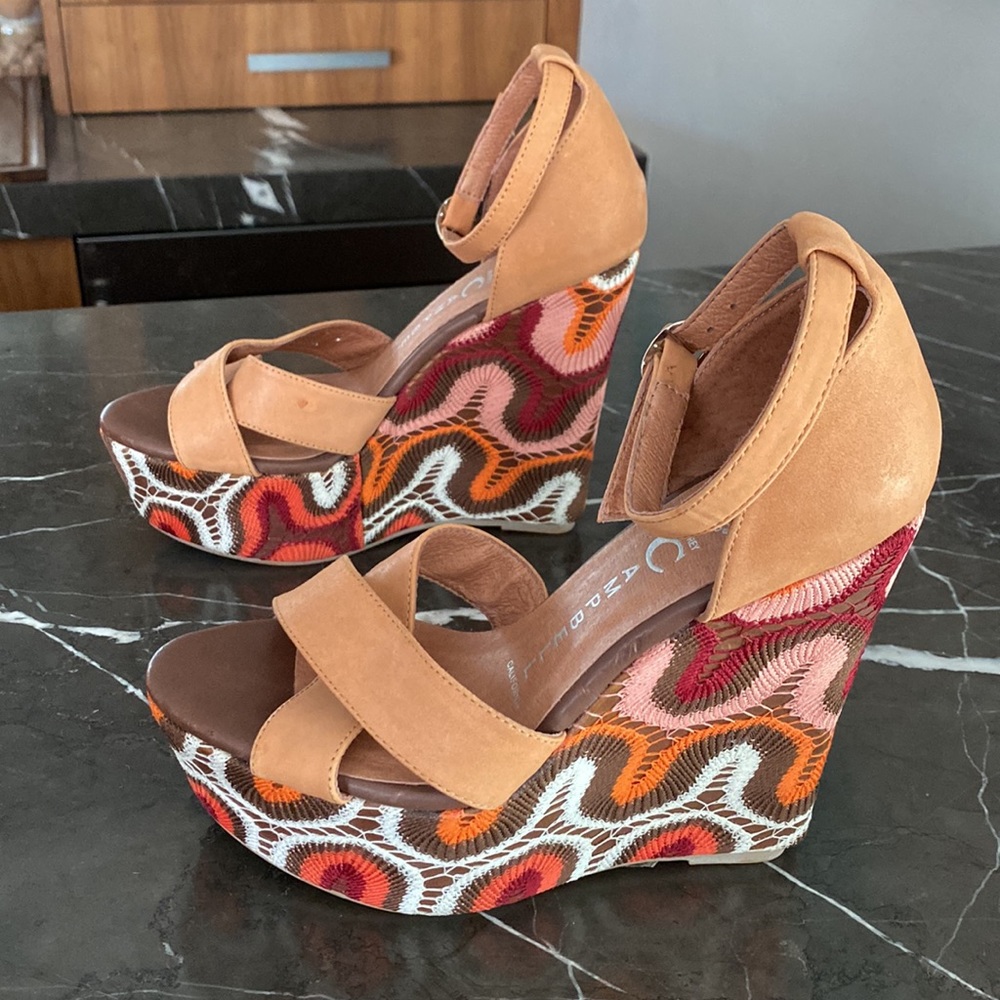 Jeffrey Campbell Ibiza Last Bradshaw Wedge, 6
